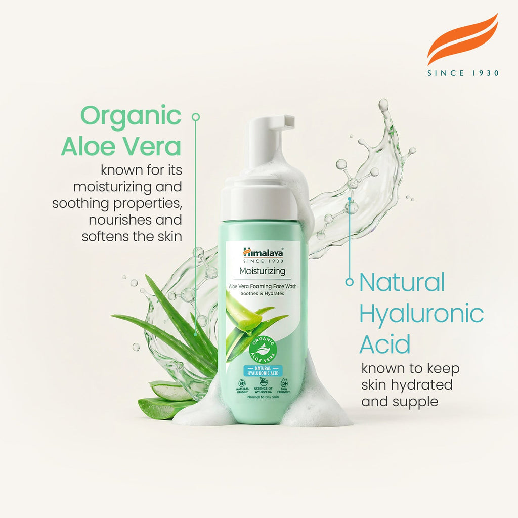 Himalaya Moisturizing Aloe Vera Foaming Face Wash - 150 ml-3