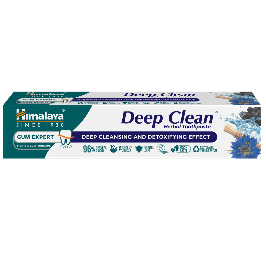 Himalaya Gum Expert Deep Clean Herbal Toothpaste - 75 ml-0