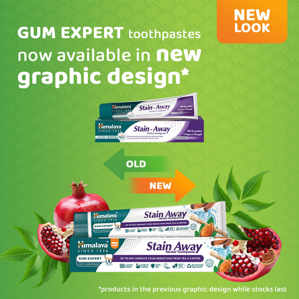 Himalaya Gum Expert Herbal Toothpaste - Stain Away - 75 ml-4