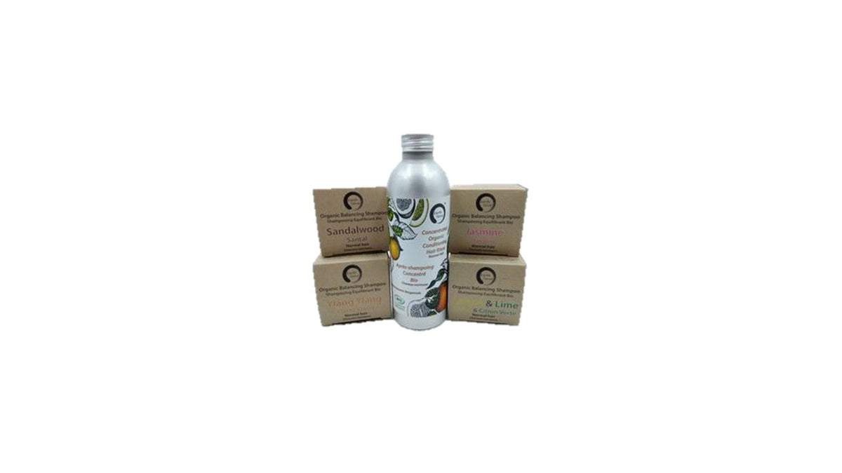 Shampoing solide bio équilibrant au bois de cèdre – Cheveux gras & tous types – 60 g