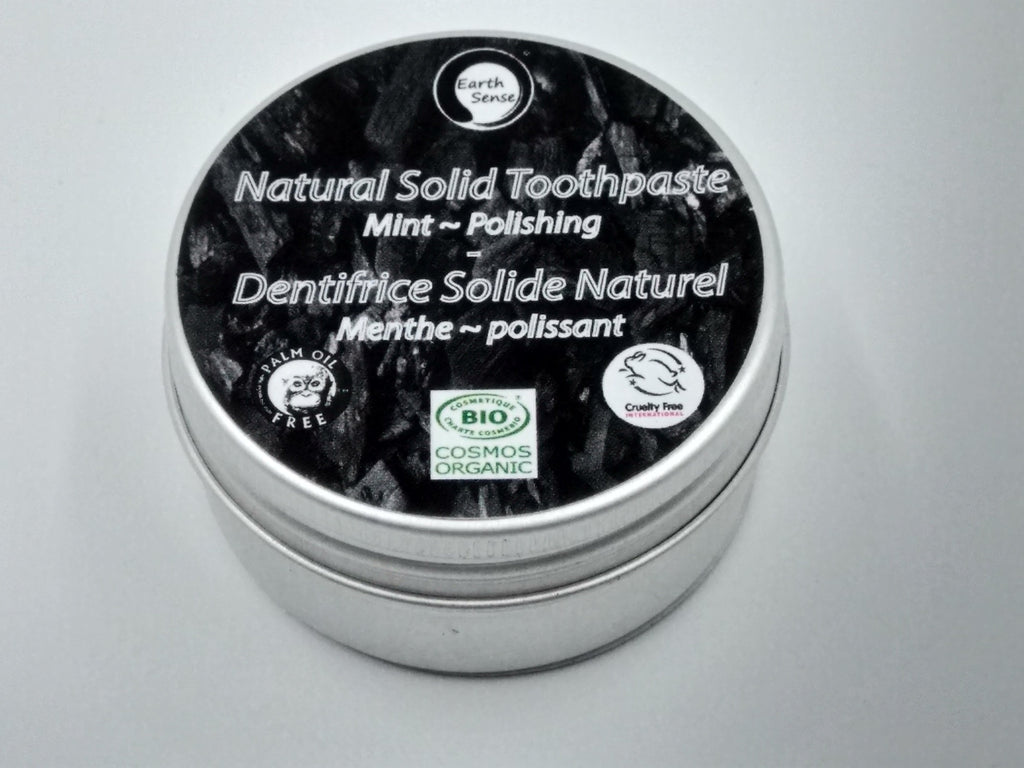 Dentifrice solide naturel bio certifié – Polissant – 1 pièce