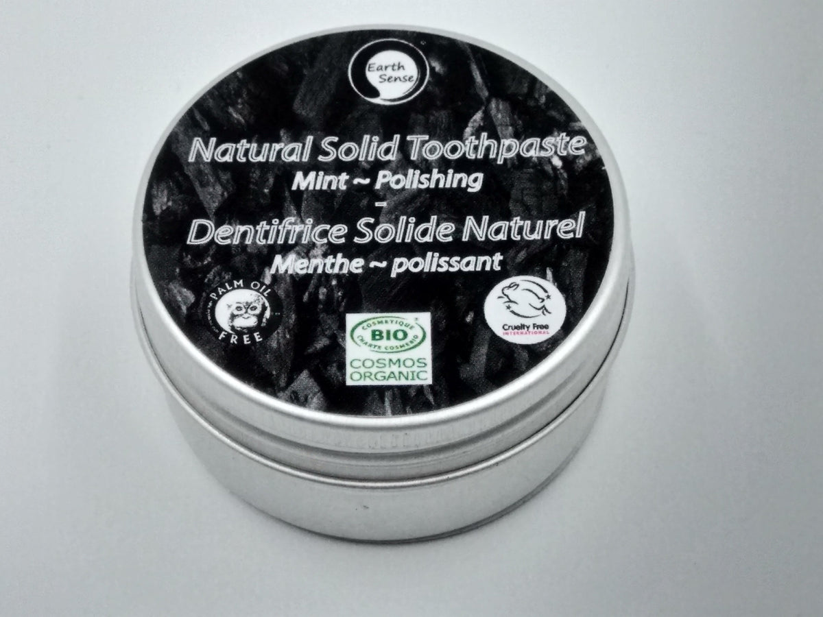 Dentifrice solide naturel bio certifié – Polissant – 1 pièce