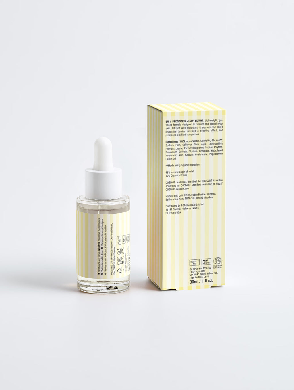 Sérum gelée prébiotique bioactive