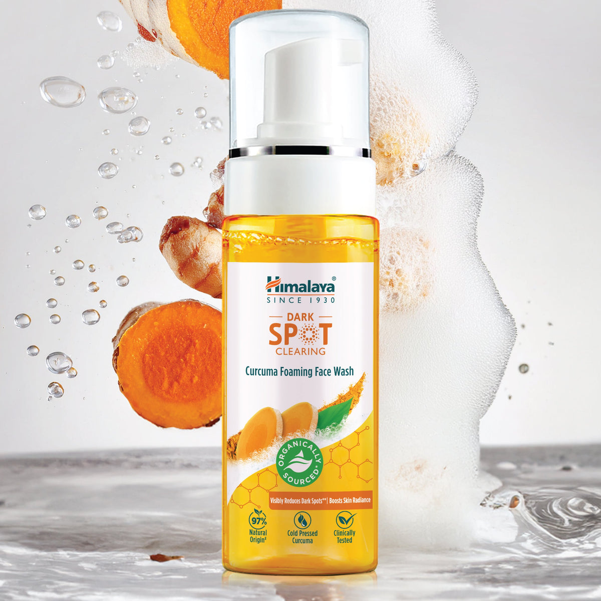 Himalaya Dark Spot Clearing Curcuma Foaming Face Wash-2