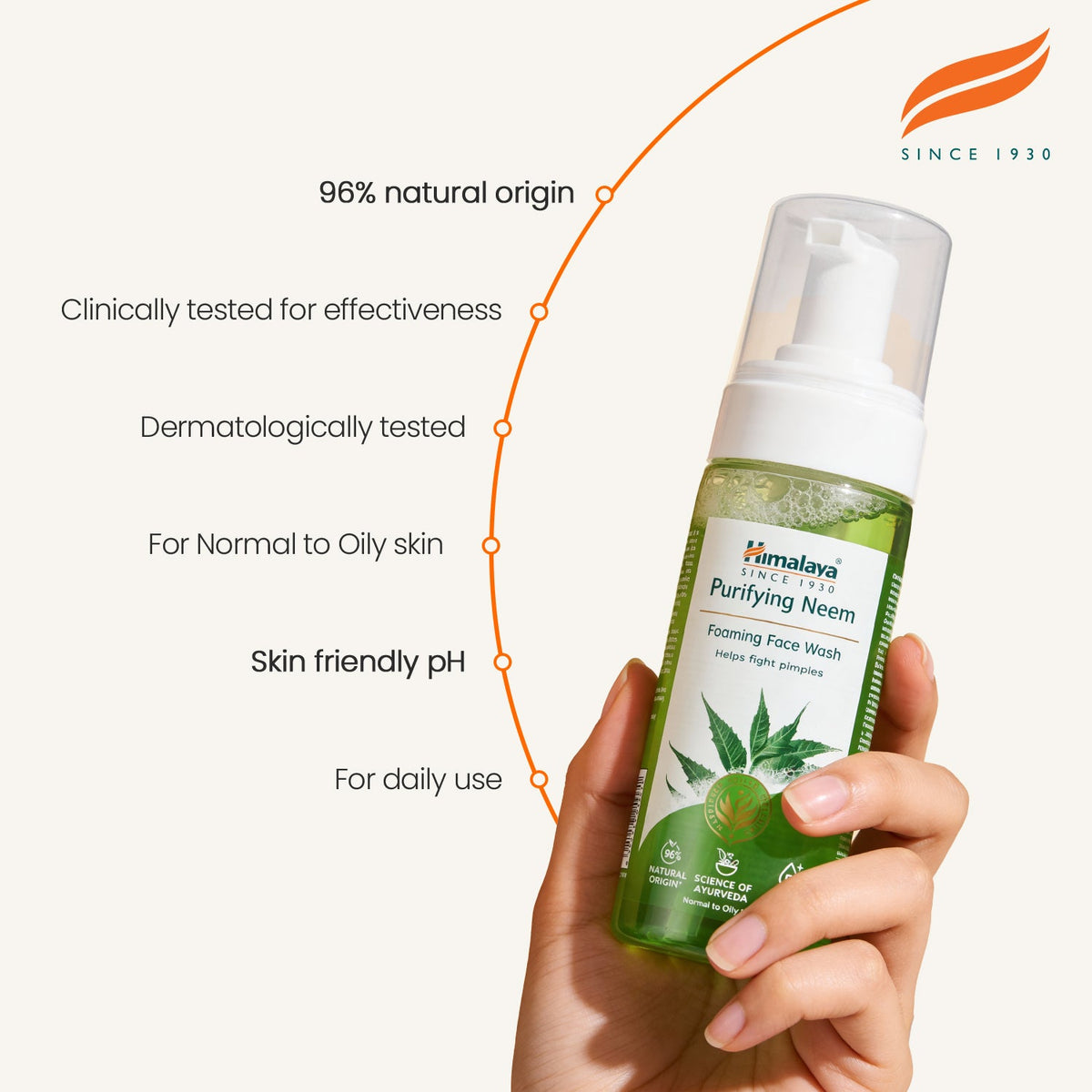 Himalaya Purifying Neem Foaming Face Wash - 150ml-3