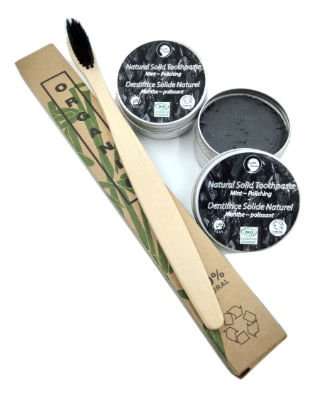 Dentifrice solide naturel bio certifié – Polissant – 1 pièce