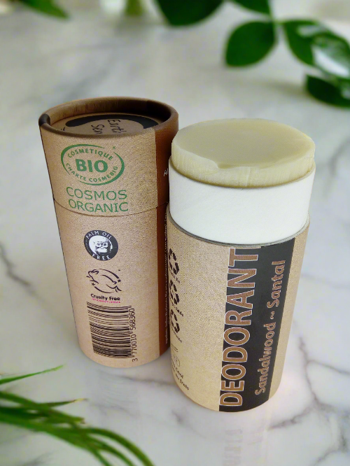 Déodorant naturel bio certifié – Bois de santal – 100 ml – Emballage 100 % recyclé