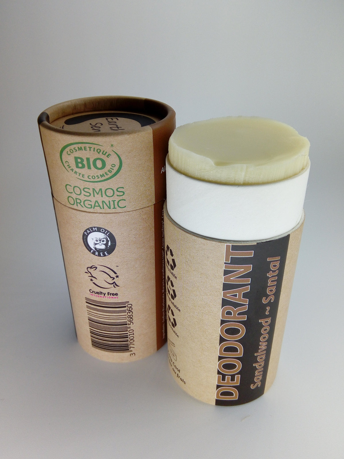 Déodorant naturel bio certifié – Bois de santal – 100 ml – Emballage 100 % recyclé