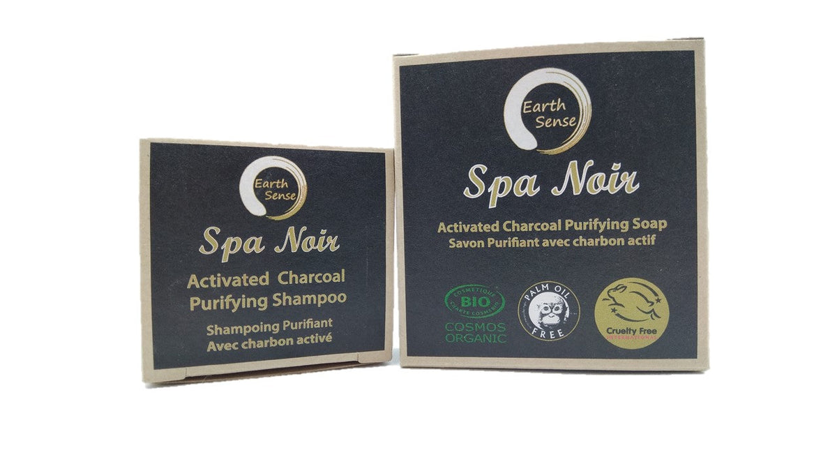 Savon solide bio Spa Noir au charbon actif – 90 g