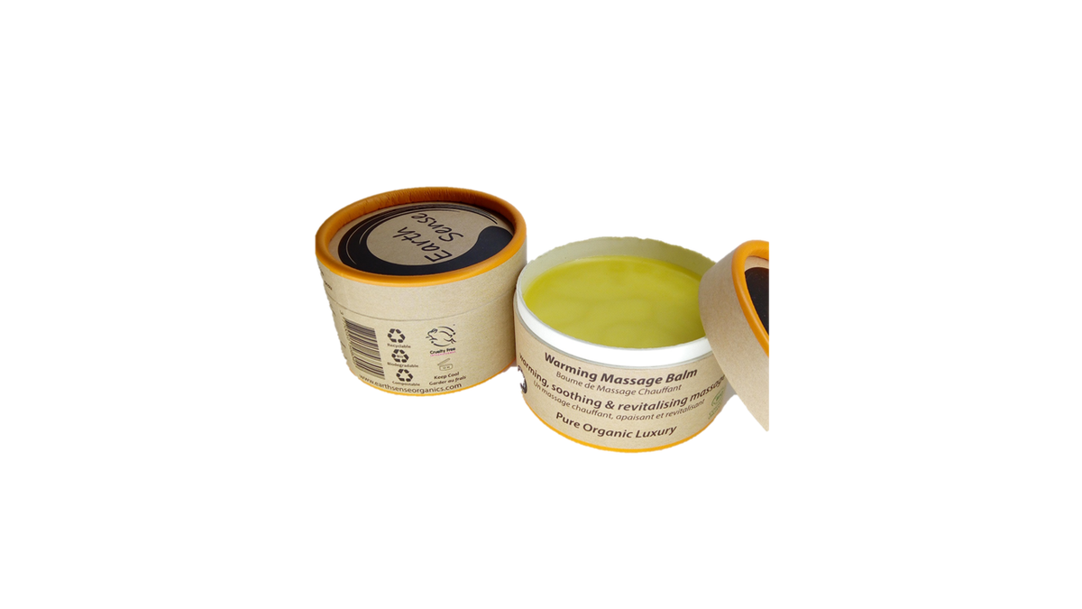 Baume de massage chauffant bio – Visage, mains, bras & corps – 100 ml