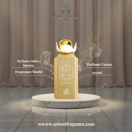 Fragrance World – Elysia Sugar Patchouli – Eau de Parfum unisexe